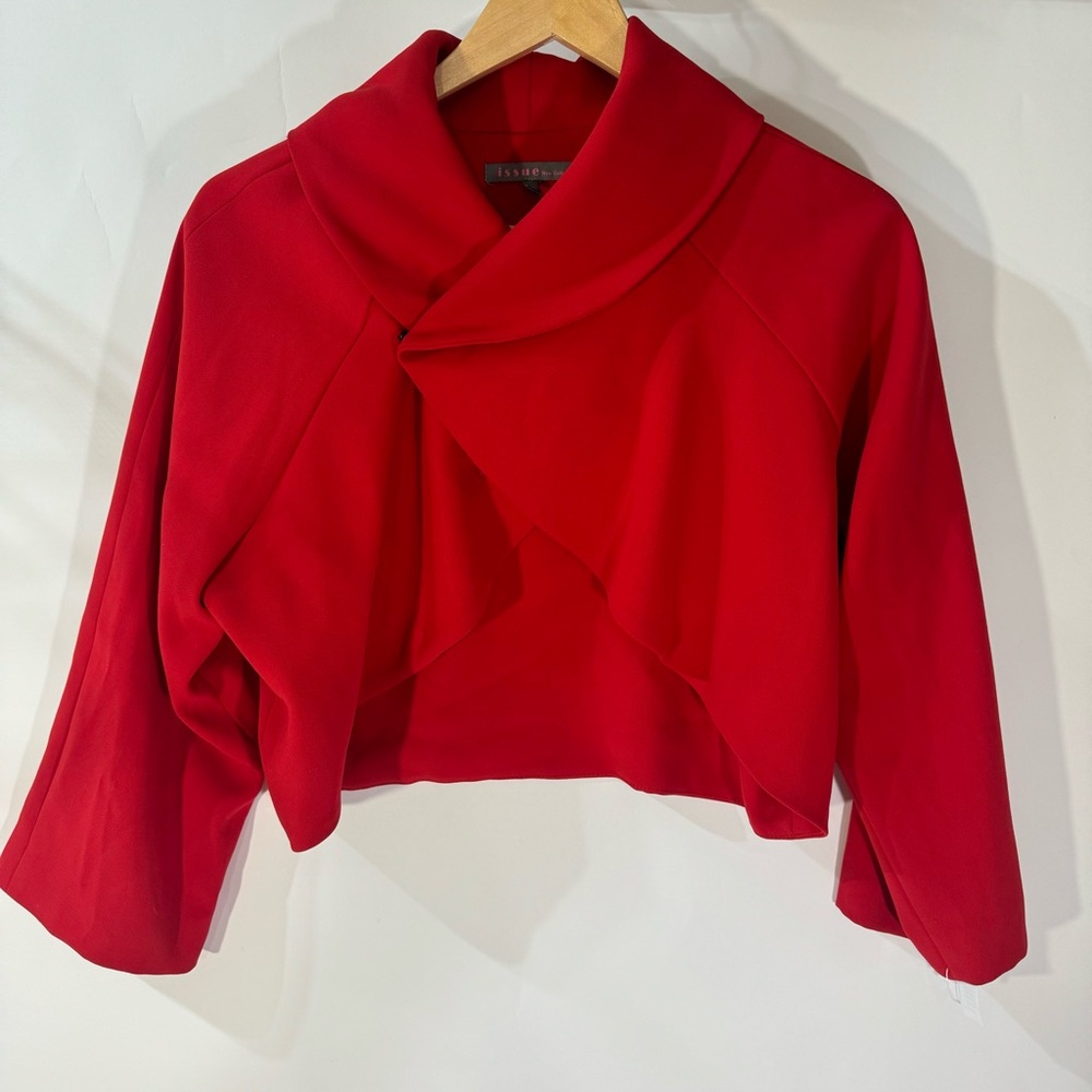 New Issue New York Red Ruffle Jacket - Picture 2 of 5